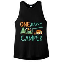 one happy camper first birthday design, Camping Matching Ladies PosiCharge Tri-Blend Wicking Tank