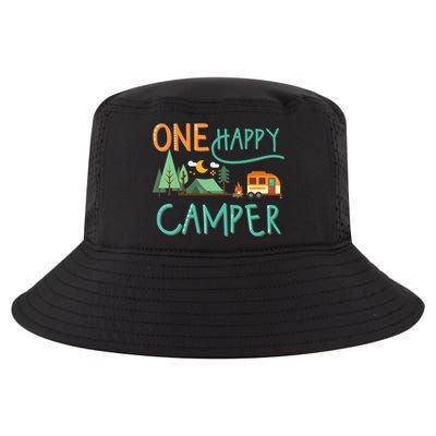 one happy camper first birthday design, Camping Matching Cool Comfort Performance Bucket Hat