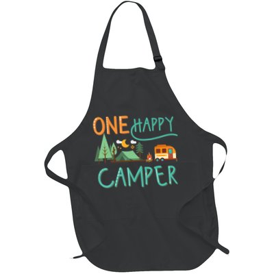 one happy camper first birthday design, Camping Matching Apron