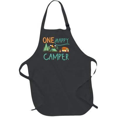 one happy camper first birthday design, Camping Matching Full-Length Apron With Pockets