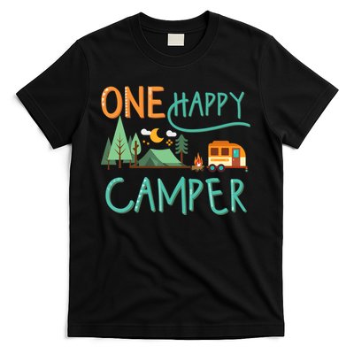 one happy camper first birthday design, Camping Matching T-Shirt