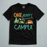one happy camper first birthday design, Camping Matching T-Shirt