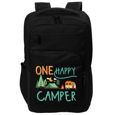one happy camper first birthday design, Camping Matching Impact Tech Backpack