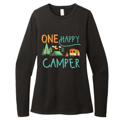 one happy camper first birthday design, Camping Matching Womens CVC Long Sleeve Shirt