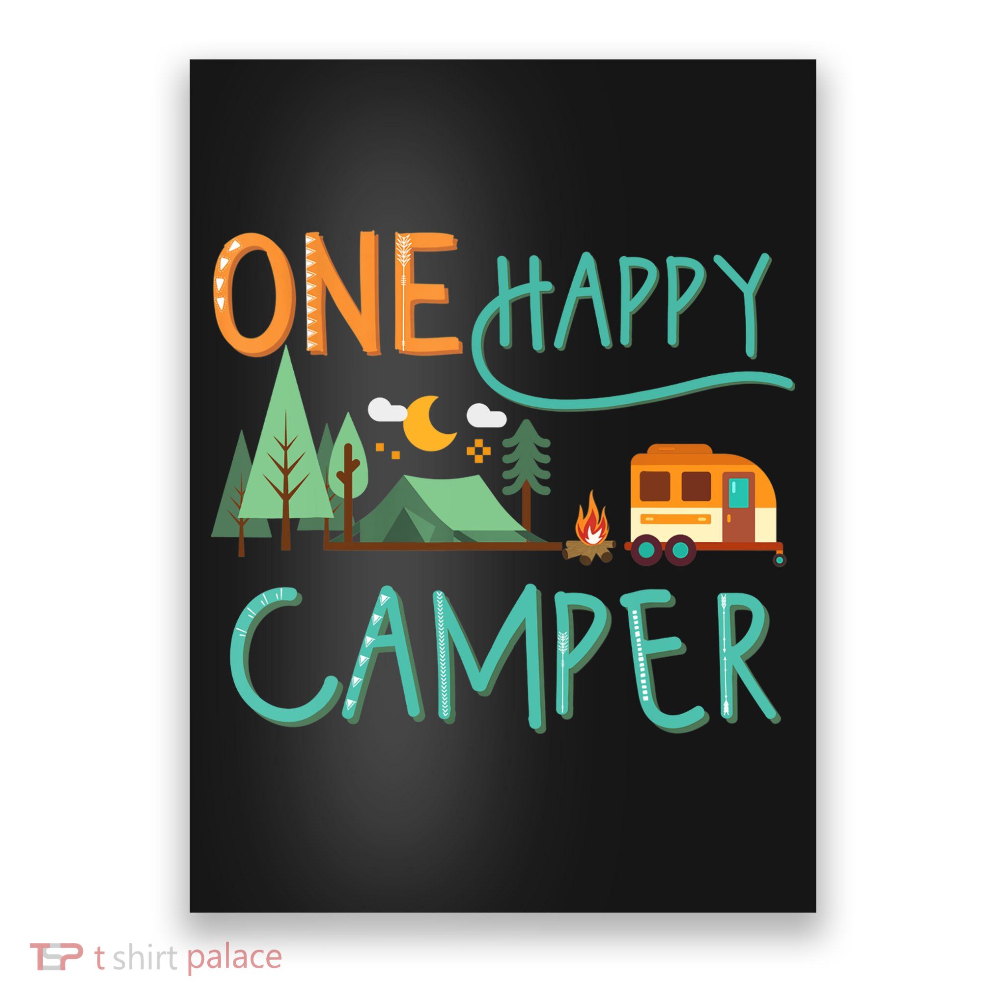 one happy camper first birthday design, Camping Matching Poster