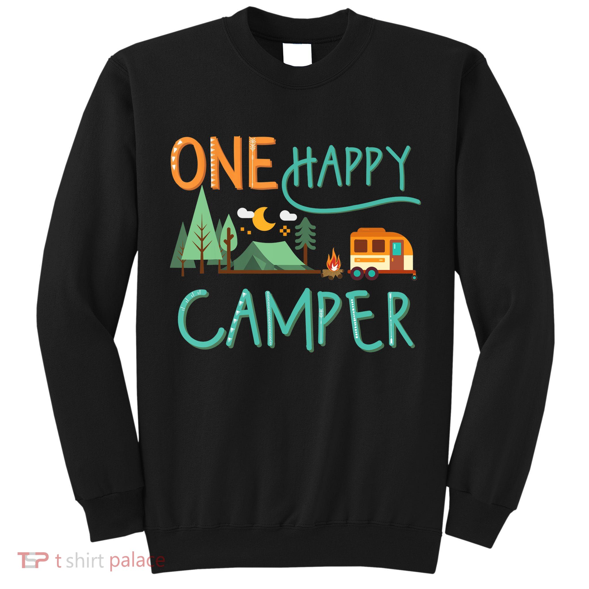 one happy camper first birthday design, Camping Matching Tall Sweatshirt