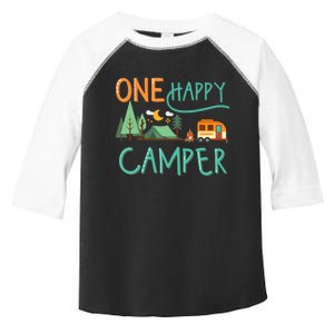 one happy camper first birthday design, Camping Matching Toddler Fine Jersey T-Shirt