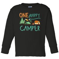 one happy camper first birthday design, Camping Matching Toddler Long Sleeve Shirt