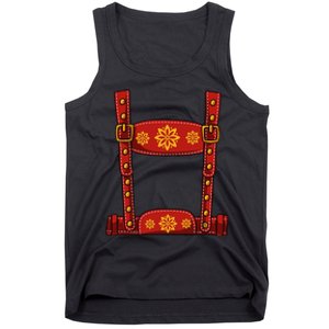 Oktoberfest Halloween Costume Lederhosen Tank Top