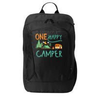 One Happy Camper First Birthday Camping Matching City Backpack