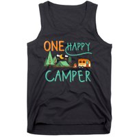 One Happy Camper First Birthday Camping Matching Tank Top