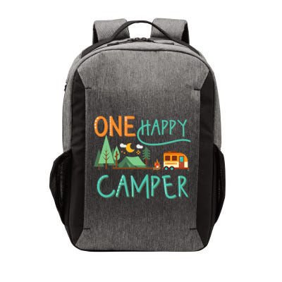 One Happy Camper First Birthday Camping Matching Vector Backpack