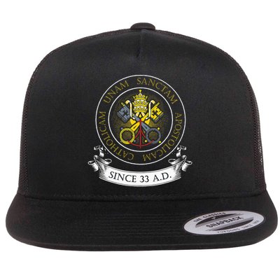 One Holy Catholic & Apostolic Church Catholic Latin Flatbill Hat