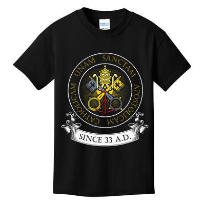 One Holy Catholic & Apostolic Church Catholic Latin Kids T-Shirt