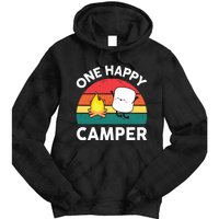 One Happy Camper Baby Girl Cute Marshmallow Camping Tie Dye Hoodie