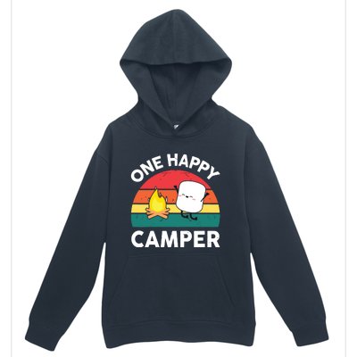 One Happy Camper Baby Girl Cute Marshmallow Camping Urban Pullover Hoodie