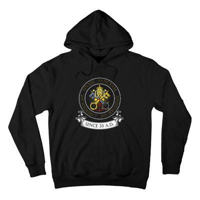 One Holy Catholic & Apostolic Church Catholic Latin Hoodie