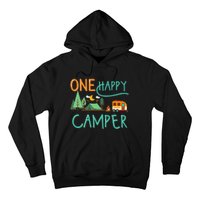 One Happy Camper First Birthday Camping Matching Hoodie