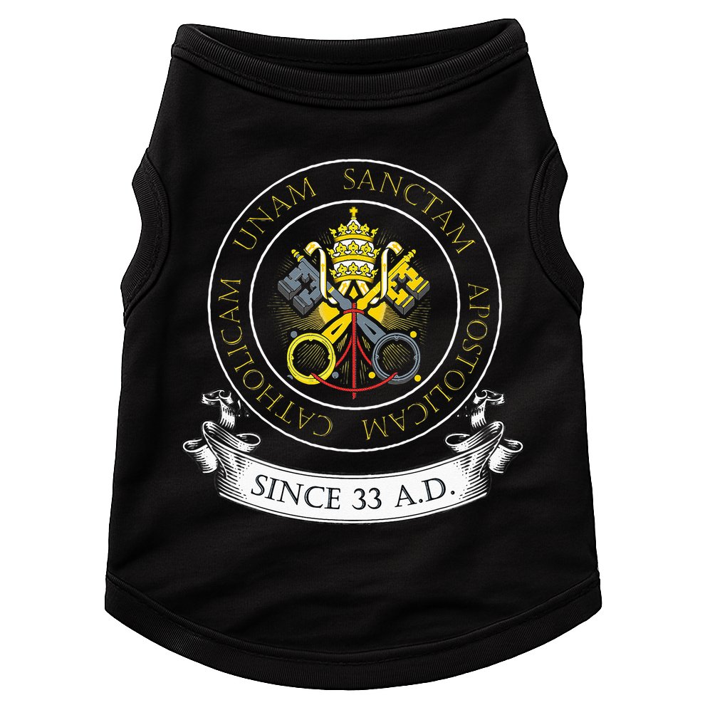 One Holy Catholic & Apostolic Church Catholic Latin Doggie Tank