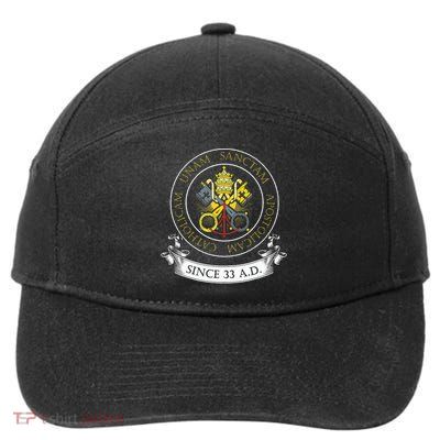 One Holy Catholic & Apostolic Church Catholic Latin 7-Panel Snapback Hat