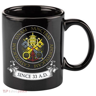 One Holy Catholic & Apostolic Church Catholic Latin 11oz C Handle Ceramic Mug