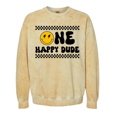 One Happy Dude Colorblast Crewneck Sweatshirt