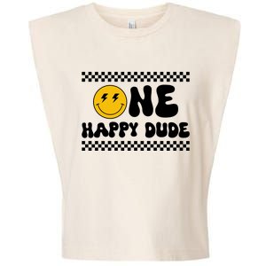 One Happy Dude Garment-Dyed Women's Muscle Tee