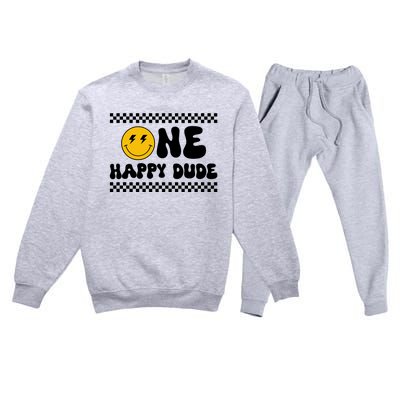 One Happy Dude Premium Crewneck Sweatsuit Set