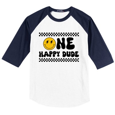 One Happy Dude Baseball Sleeve Shirt