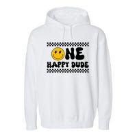 One Happy Dude Garment-Dyed Fleece Hoodie