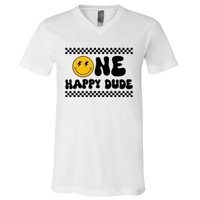 One Happy Dude V-Neck T-Shirt