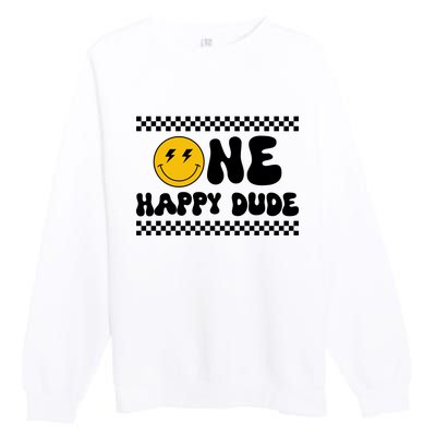 One Happy Dude Premium Crewneck Sweatshirt