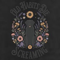Old Habits Die Screaming Lyrics The Black Dog Ttpd 7 Panel Mesh Trucker Snapback Hat