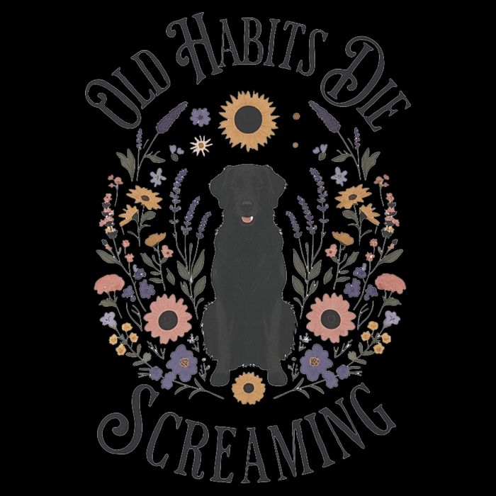 Old Habits Die Screaming Lyrics The Black Dog Ttpd Drawstring Bag