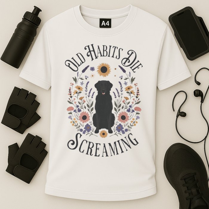 Old Habits Die Screaming Lyrics The Black Dog Ttpd Cooling Performance Crew T-Shirt
