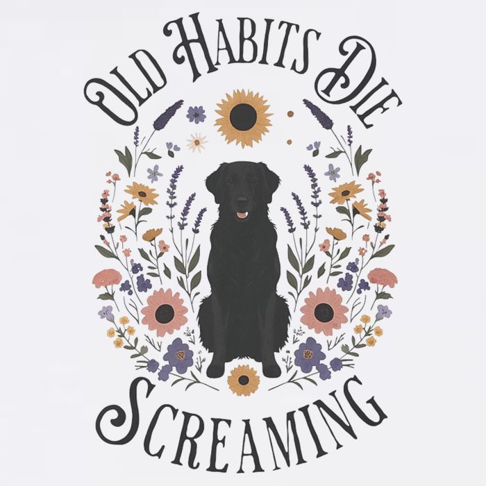 Old Habits Die Screaming Lyrics The Black Dog Ttpd Cooling Performance Crew T-Shirt