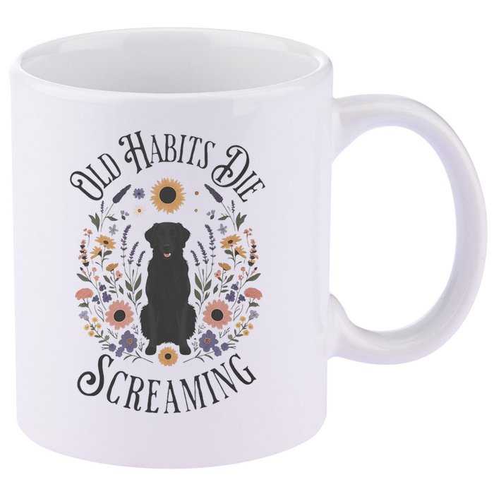 Old Habits Die Screaming Lyrics The Black Dog Ttpd 11oz C Handle Ceramic Mug