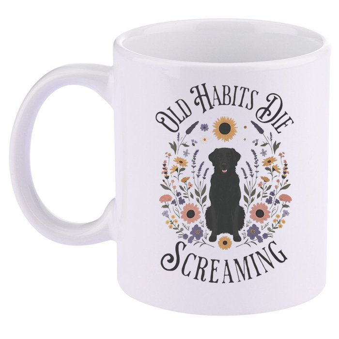 Old Habits Die Screaming Lyrics The Black Dog Ttpd 11oz C Handle Ceramic Mug
