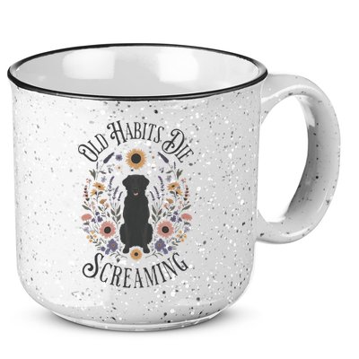 Old Habits Die Screaming Lyrics The Black Dog Ttpd 15oz Campfire Ceramic Mug