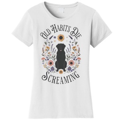 Old Habits Die Screaming Lyrics The Black Dog Ttpd Women's T-Shirt