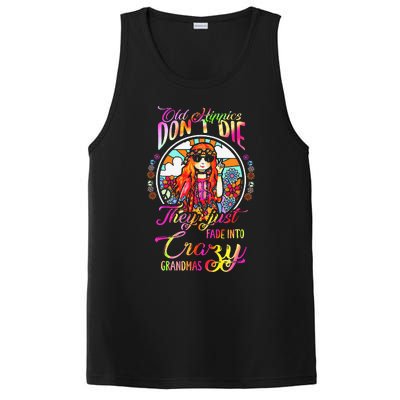 Old Hippies DonT Die They Just Fade Into Crazy Grandmas PosiCharge Competitor Tank