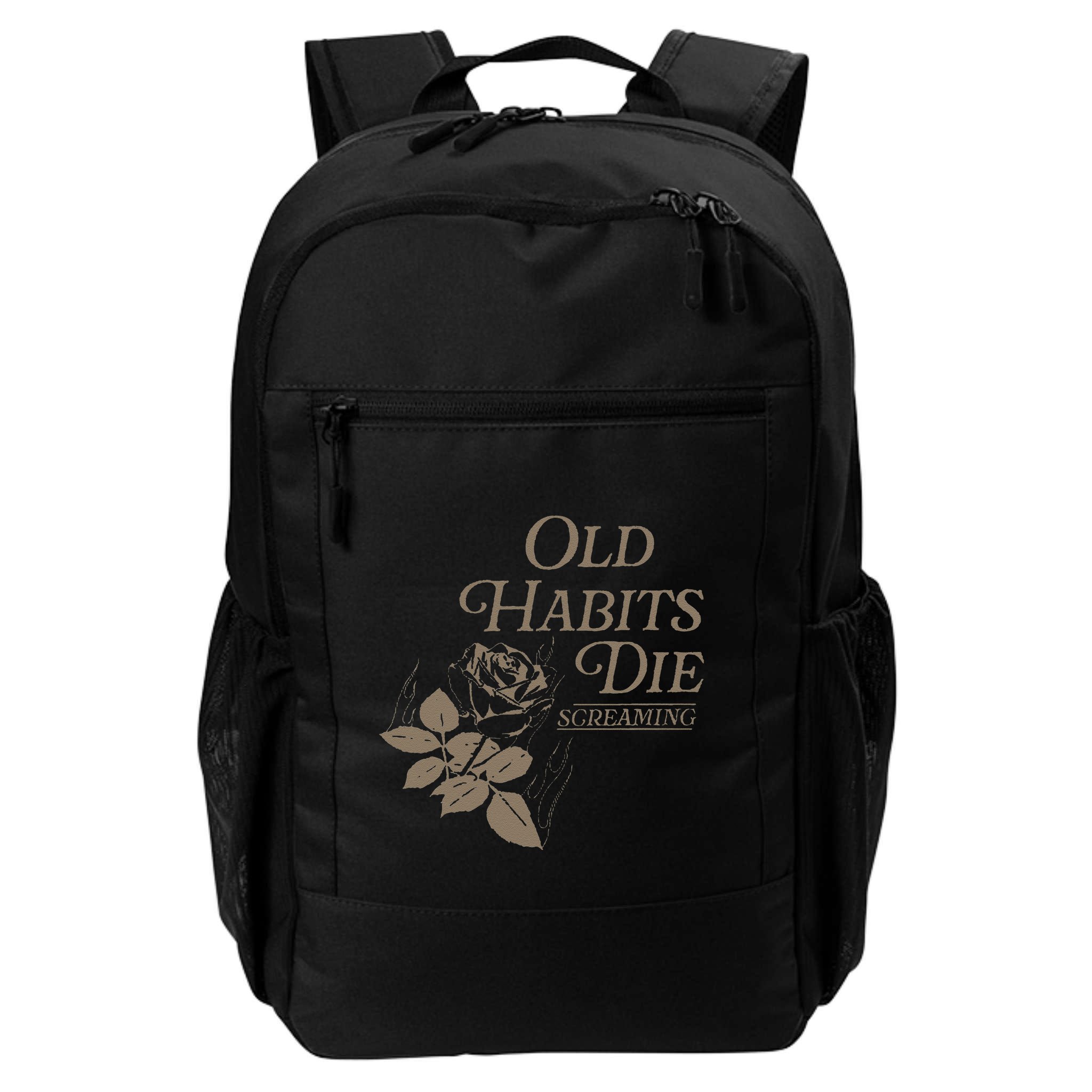 Old Habits Die Screaming Backpack