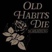 Old Habits Die Screaming Cropped Pullover Crew