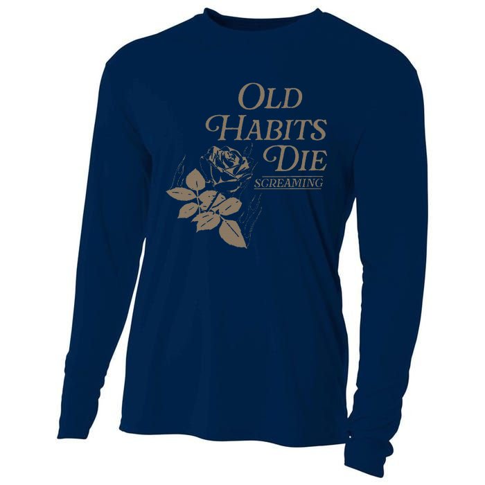 Old Habits Die Screaming Cooling Performance Long Sleeve Crew