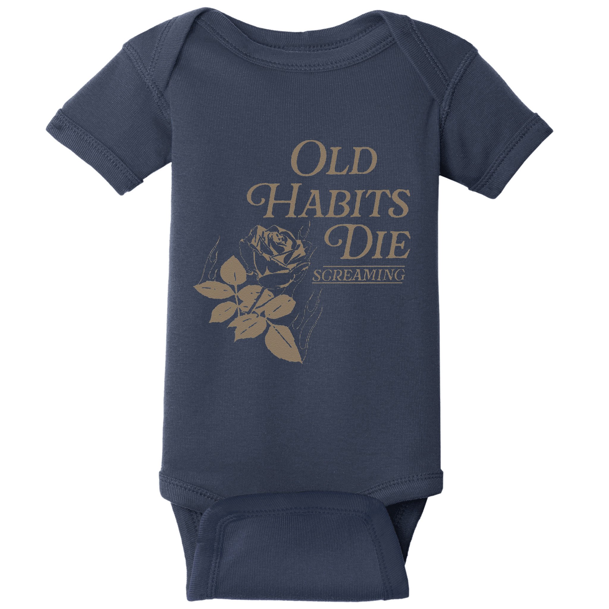 Old Habits Die Screaming Baby Bodysuit