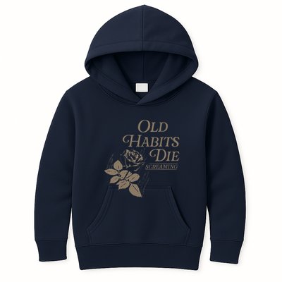 Old Habits Die Screaming Kids Hoodie