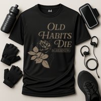 Old Habits Die Screaming Cooling Performance Crew T-Shirt
