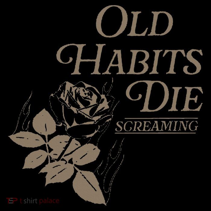 Old Habits Die Screaming Apron