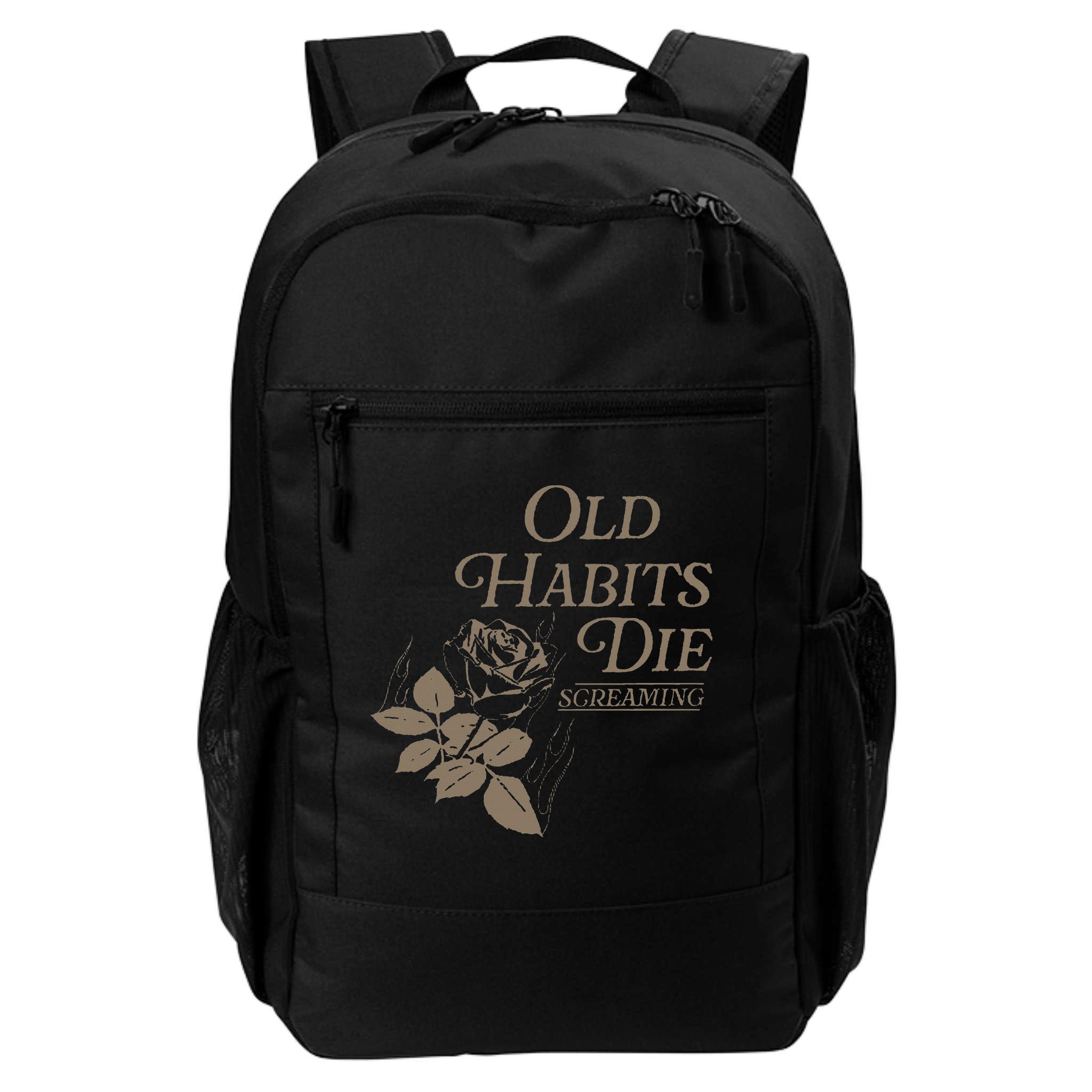 Old Habits Die Screaming Backpack