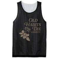 Old Habits Die Screaming Mesh Reversible Basketball Jersey Tank